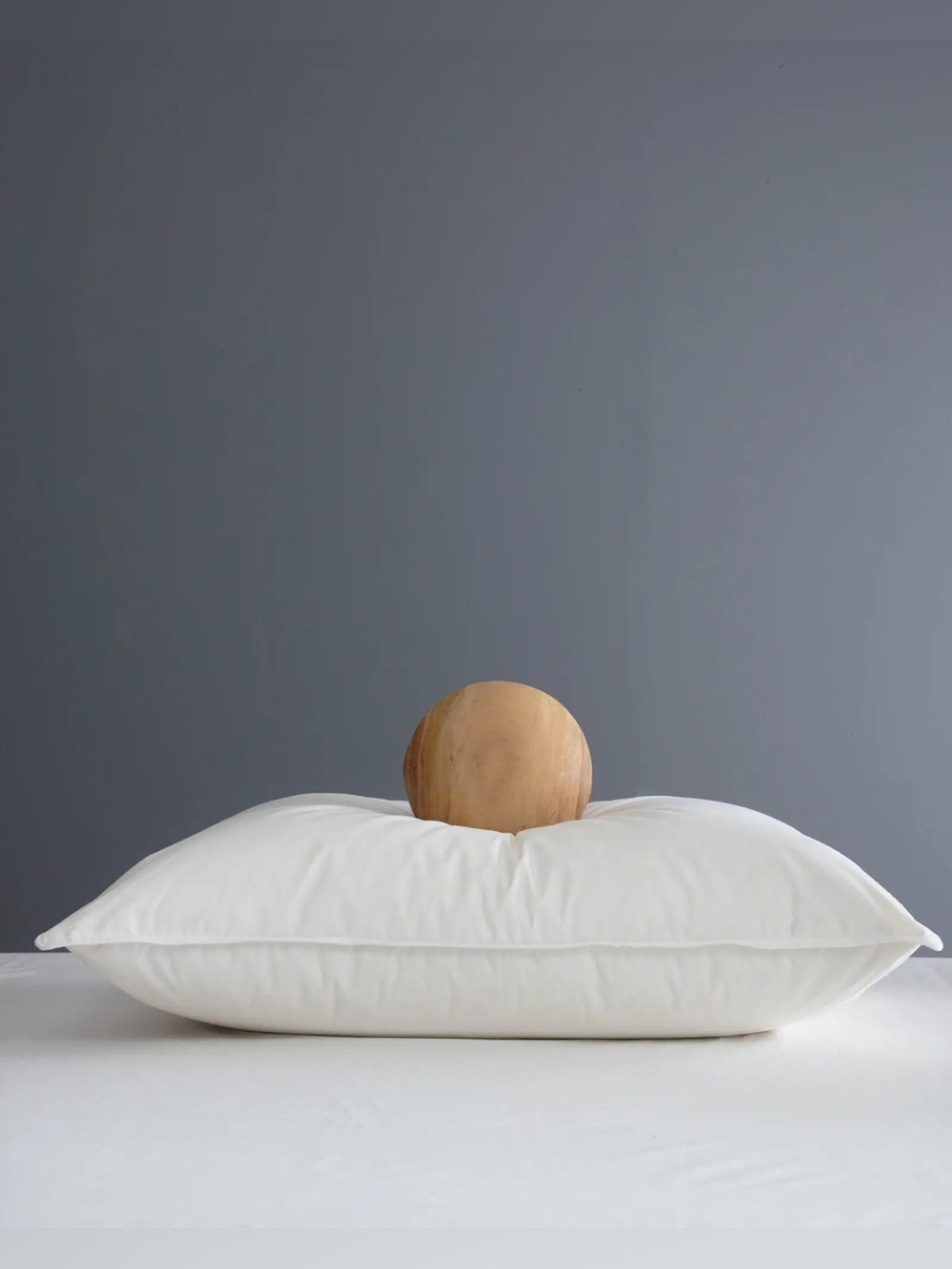 New Quince Down Pillow King Medium Firm - White
